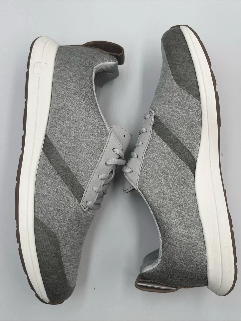York Athletics The Henry Sweatshirt Runner Grey Heather Sneaker Men 9.5 Women 11